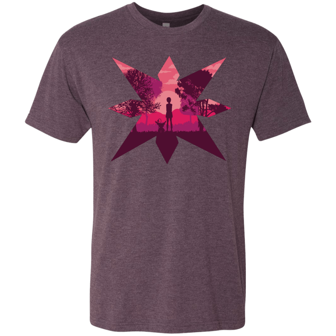 T-Shirts Vintage Purple / S Light Men's Triblend T-Shirt