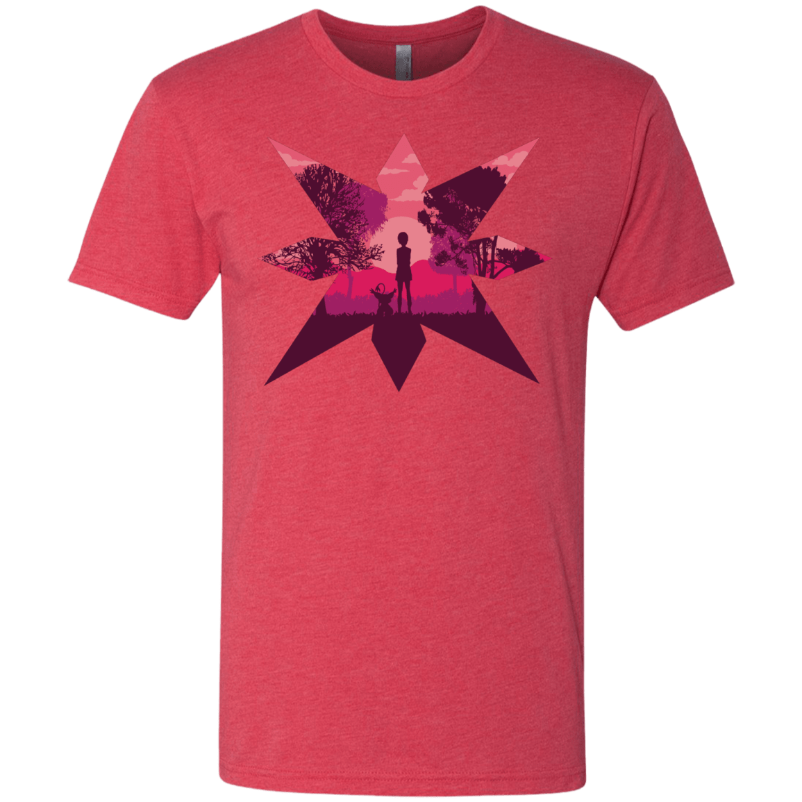 T-Shirts Vintage Red / S Light Men's Triblend T-Shirt