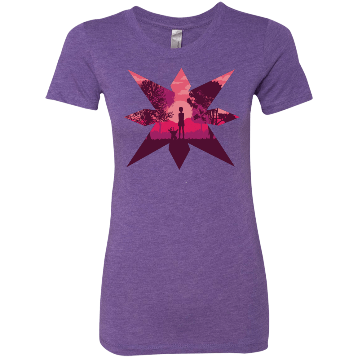 T-Shirts Purple Rush / S Light Women's Triblend T-Shirt