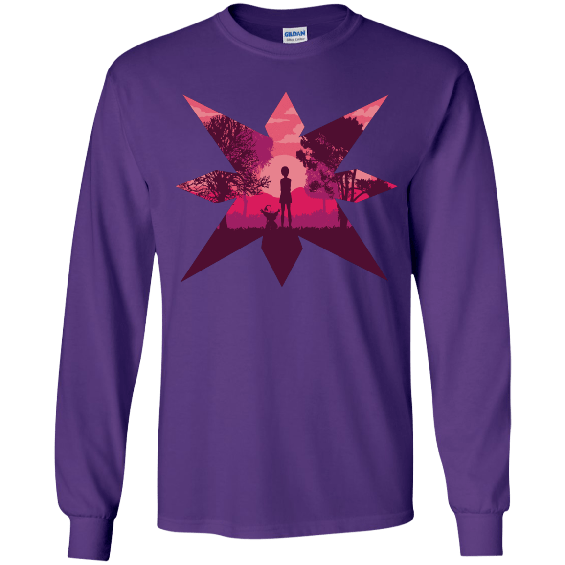 T-Shirts Purple / YS Light Youth Long Sleeve T-Shirt