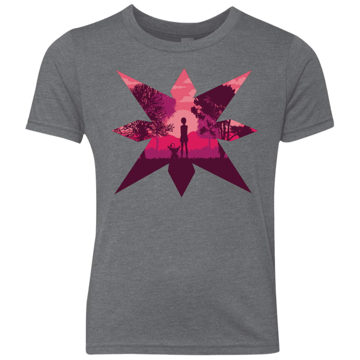 T-Shirts Premium Heather / YXS Light Youth Triblend T-Shirt