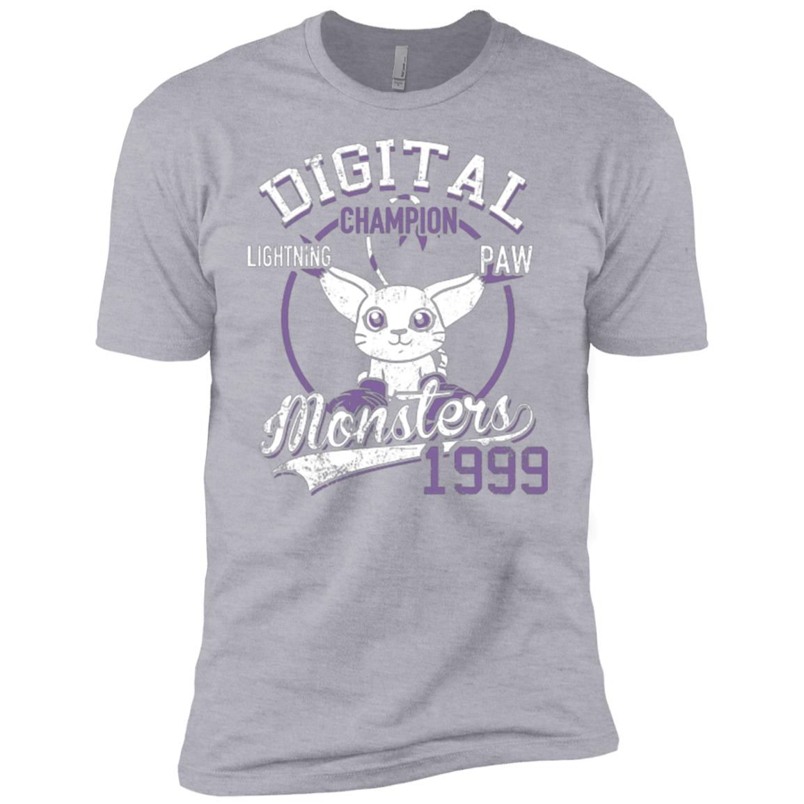 T-Shirts Heather Grey / YXS Lightning Paw Boys Premium T-Shirt