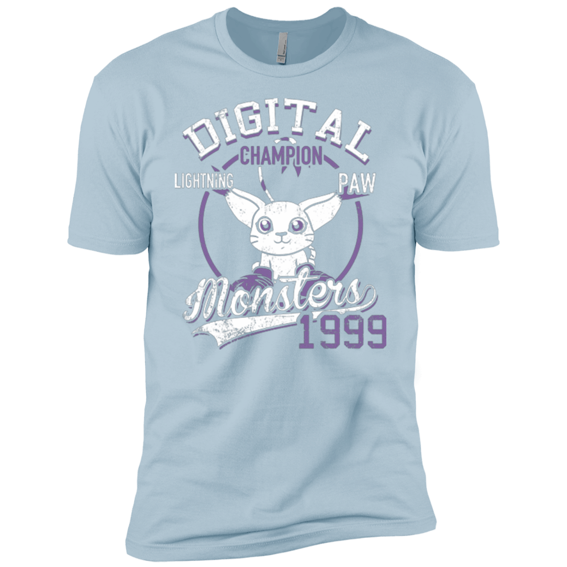 T-Shirts Light Blue / YXS Lightning Paw Boys Premium T-Shirt