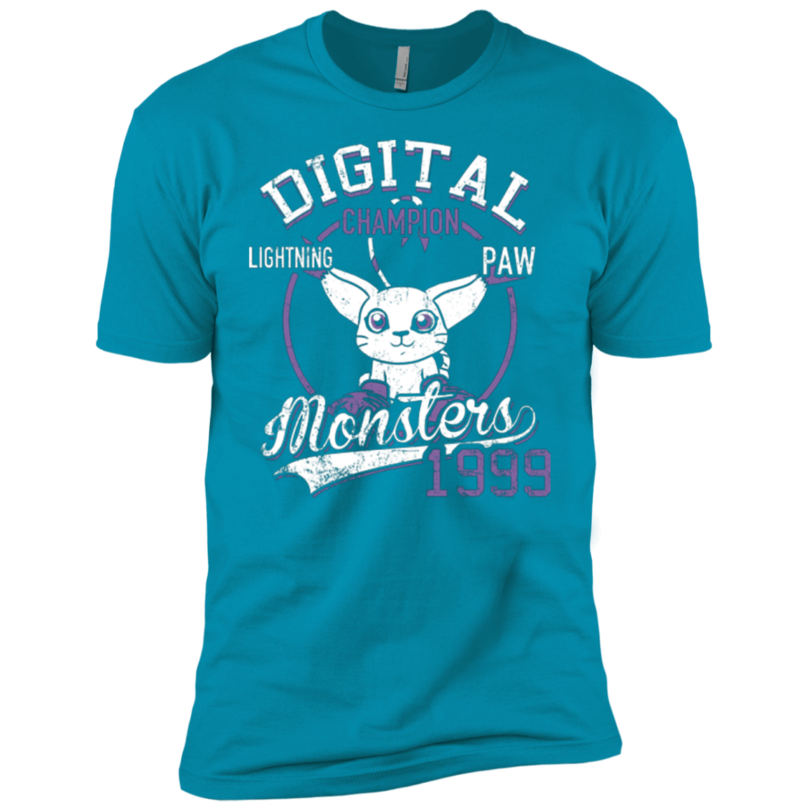 T-Shirts Turquoise / YXS Lightning Paw Boys Premium T-Shirt