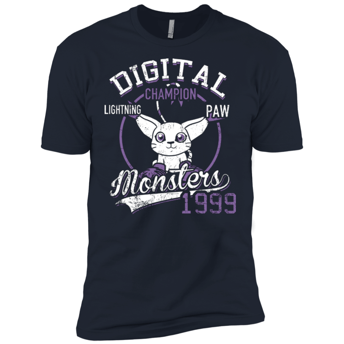 T-Shirts Midnight Navy / X-Small Lightning Paw Men's Premium T-Shirt
