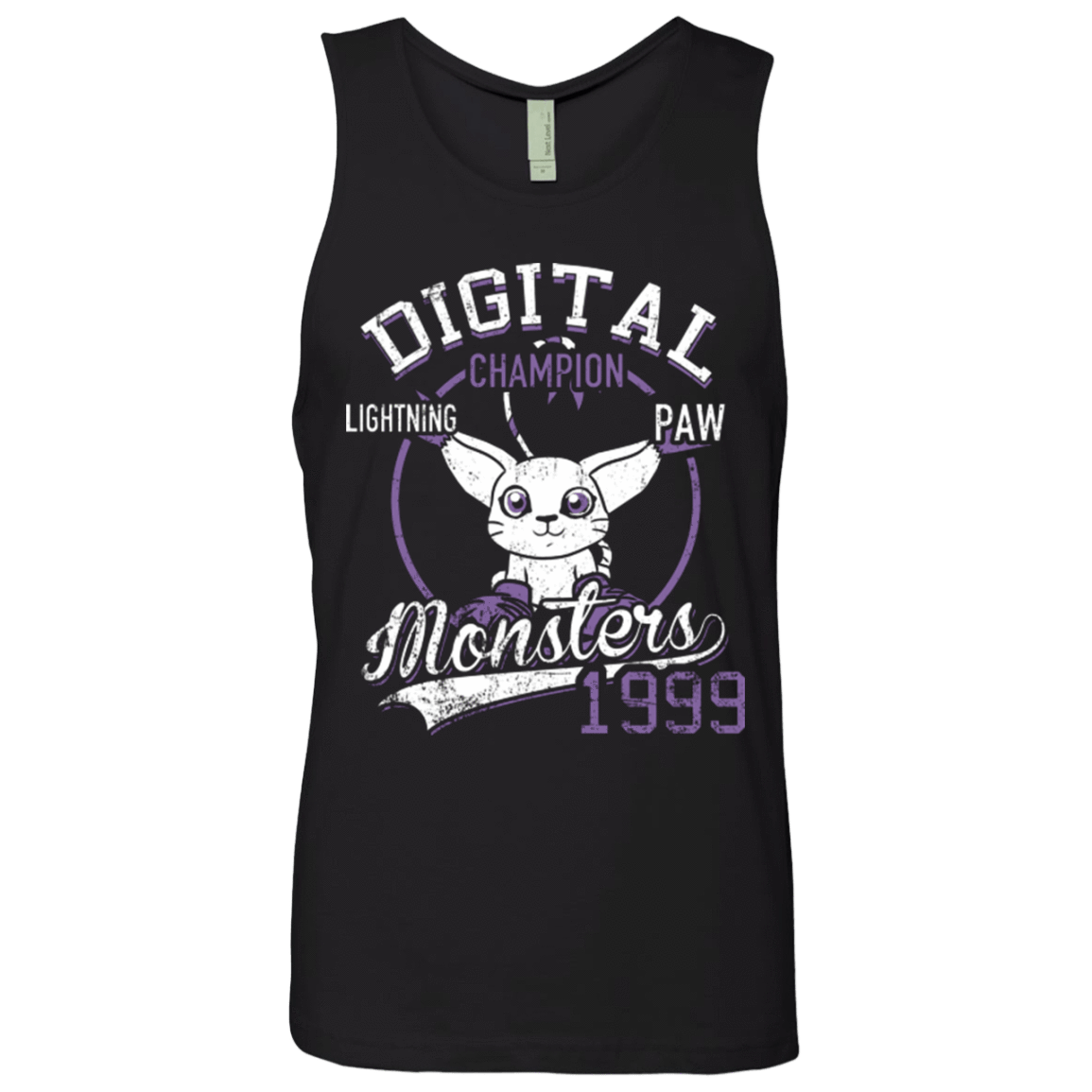 T-Shirts Black / Small Lightning Paw Men's Premium Tank Top