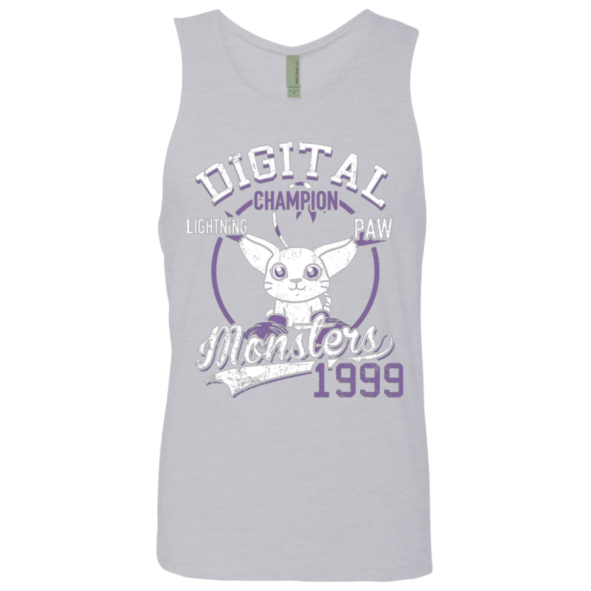 T-Shirts Heather Grey / Small Lightning Paw Men's Premium Tank Top