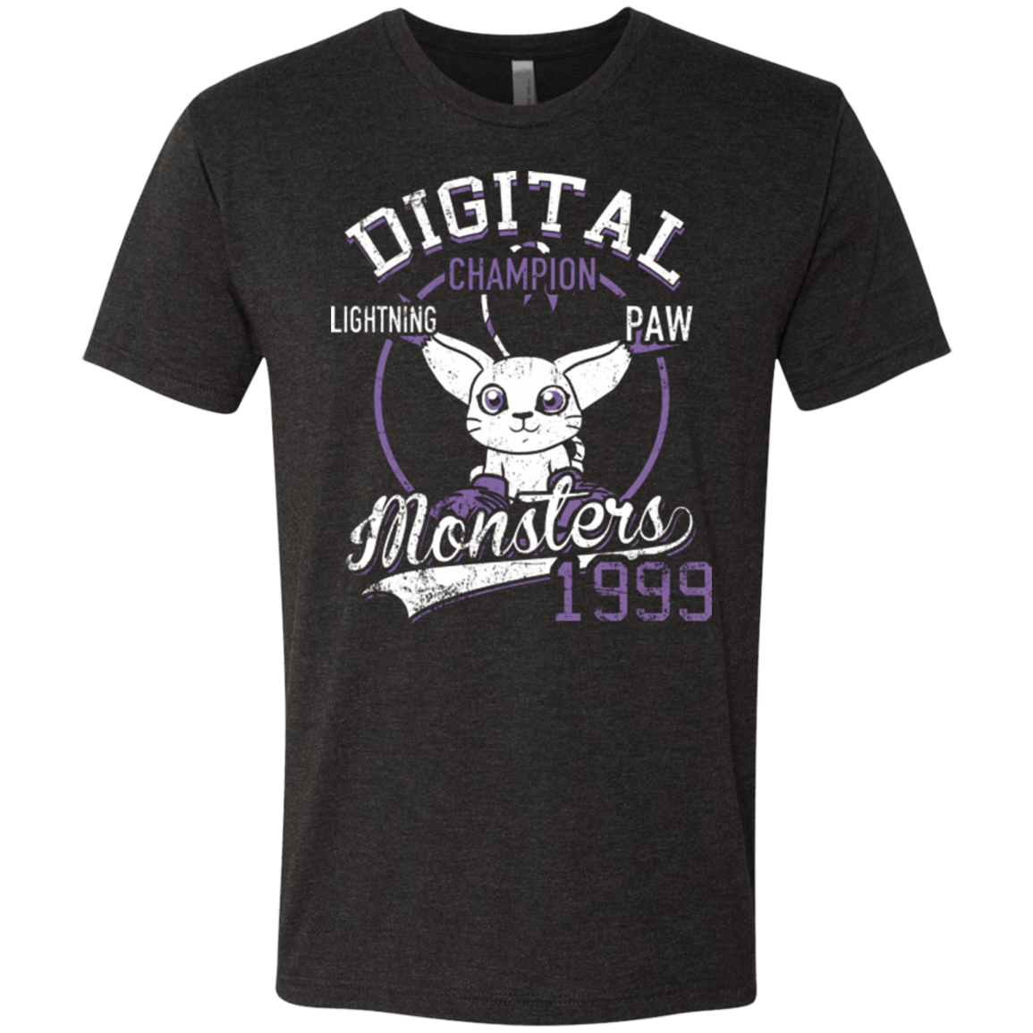 T-Shirts Vintage Black / Small Lightning Paw Men's Triblend T-Shirt