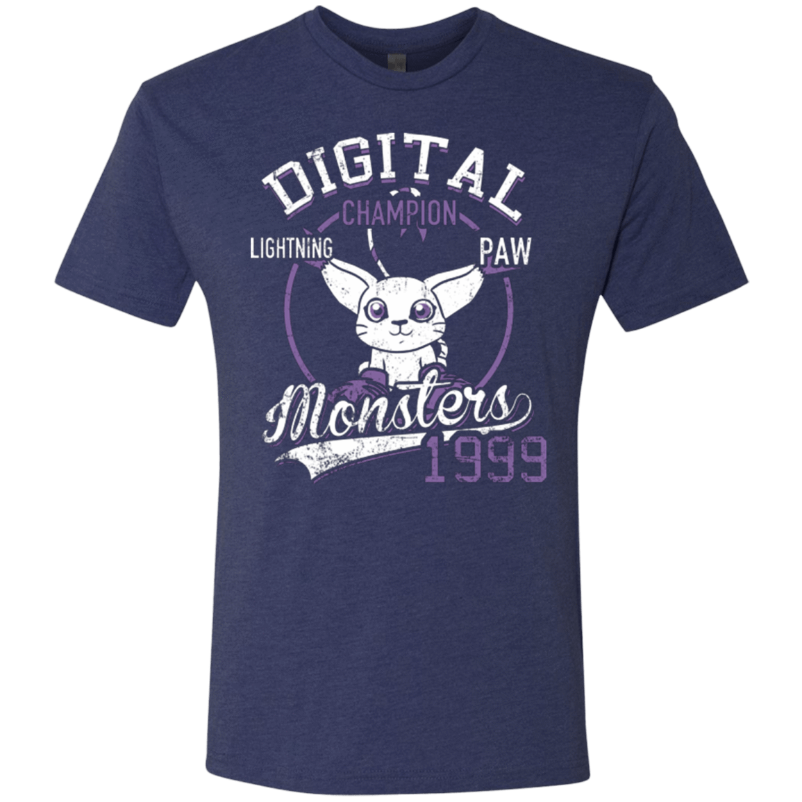 T-Shirts Vintage Navy / Small Lightning Paw Men's Triblend T-Shirt