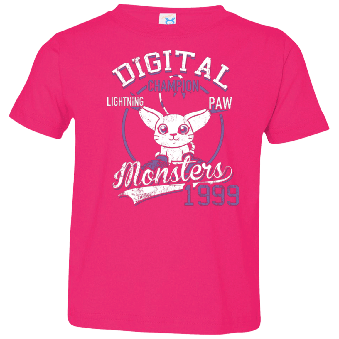 T-Shirts Hot Pink / 2T Lightning Paw Toddler Premium T-Shirt