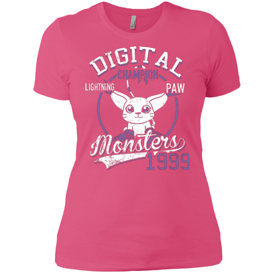 T-Shirts Hot Pink / X-Small Lightning Paw Women's Premium T-Shirt