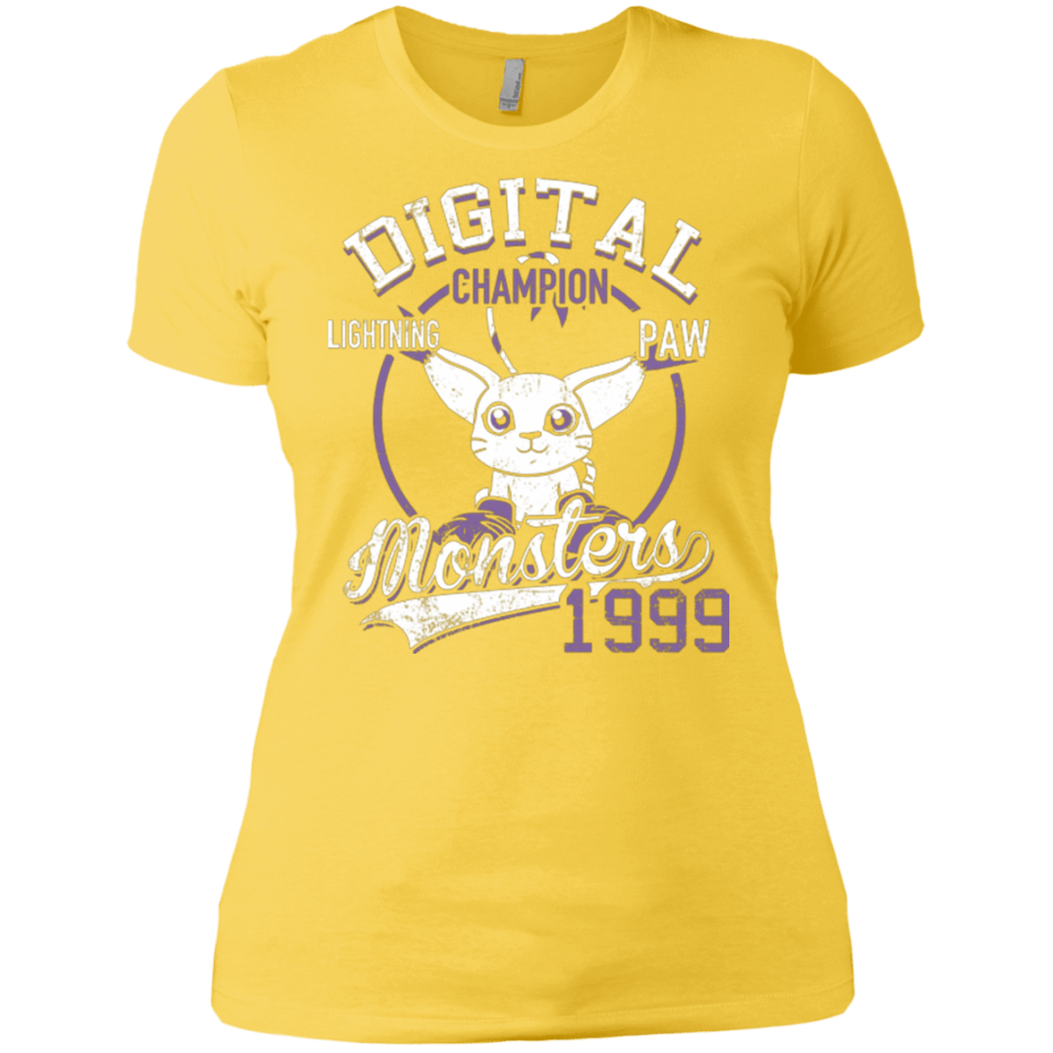 T-Shirts Vibrant Yellow / X-Small Lightning Paw Women's Premium T-Shirt