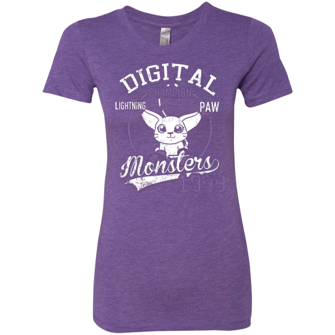 T-Shirts Purple Rush / Small Lightning Paw Women's Triblend T-Shirt