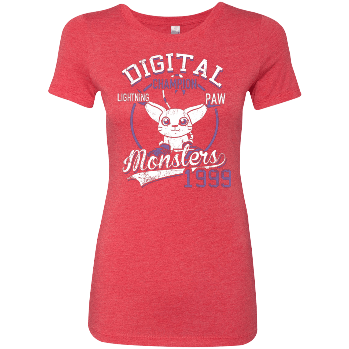 T-Shirts Vintage Red / Small Lightning Paw Women's Triblend T-Shirt