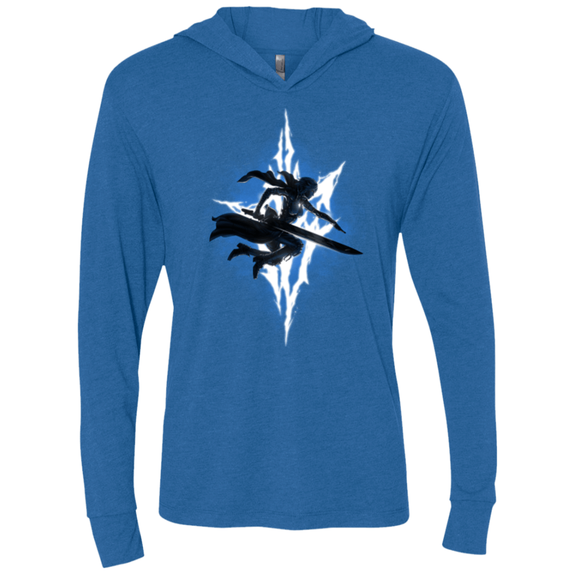 T-Shirts Vintage Royal / X-Small Lightning Returns Triblend Long Sleeve Hoodie Tee