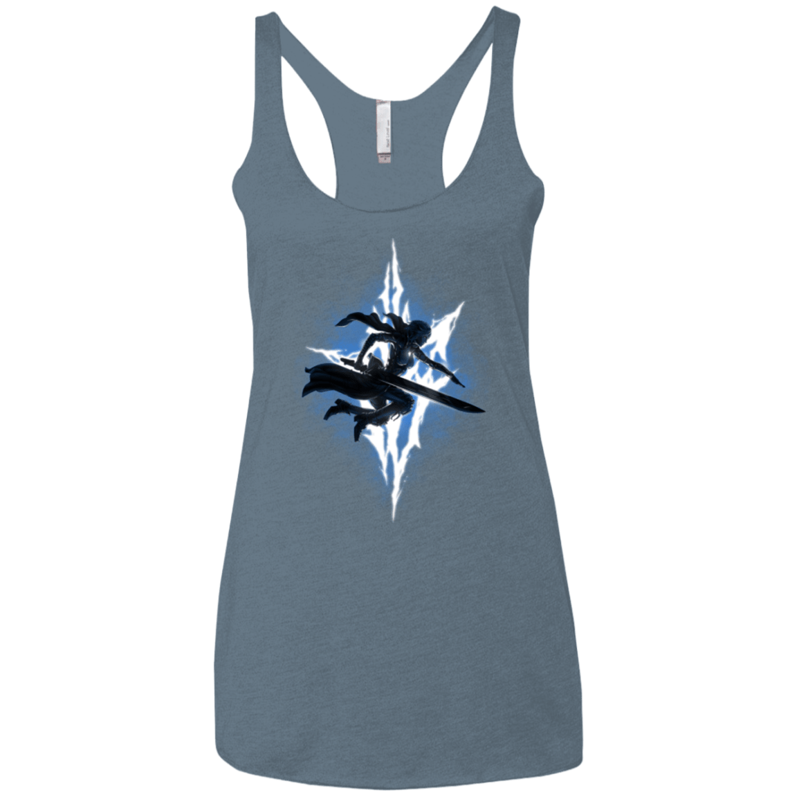 T-Shirts Indigo / X-Small Lightning Returns Women's Triblend Racerback Tank