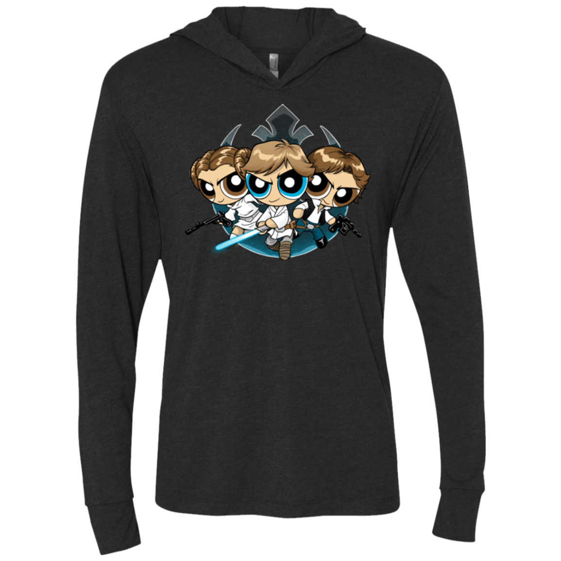 T-Shirts Vintage Black / X-Small Lightside Triblend Long Sleeve Hoodie Tee