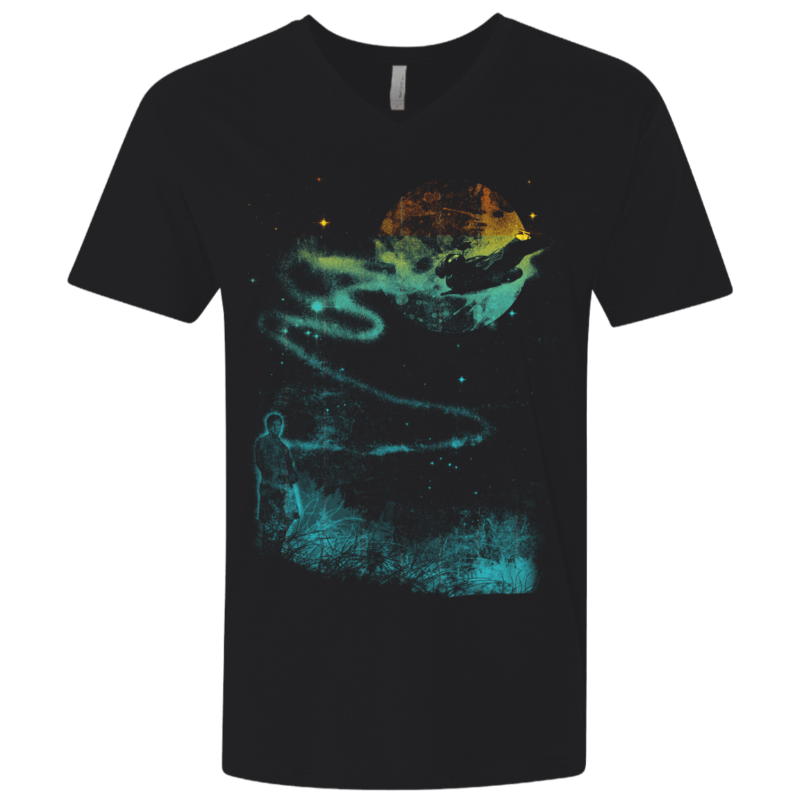 T-Shirts Black / X-Small Like a Leaf Men's Premium V-Neck