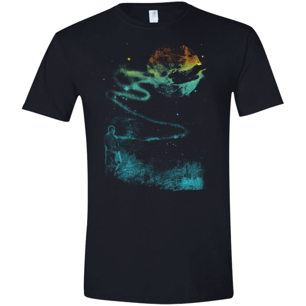 T-Shirts Black / X-Small Like a Leaf Men's Semi-Fitted Softstyle