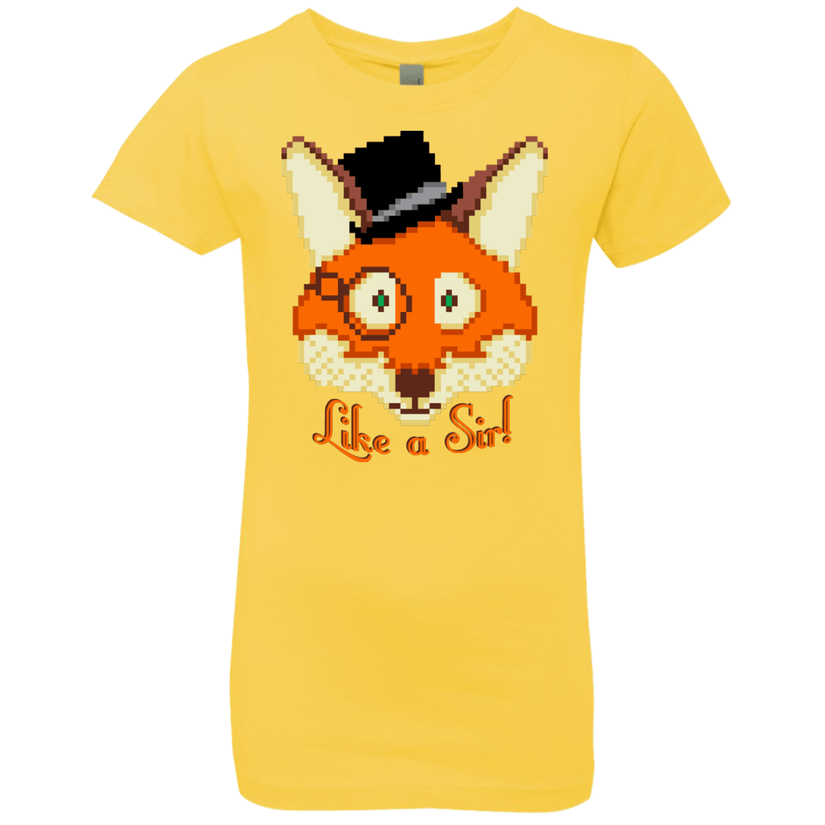 T-Shirts Vibrant Yellow / YXS Like A Sir Girls Premium T-Shirt