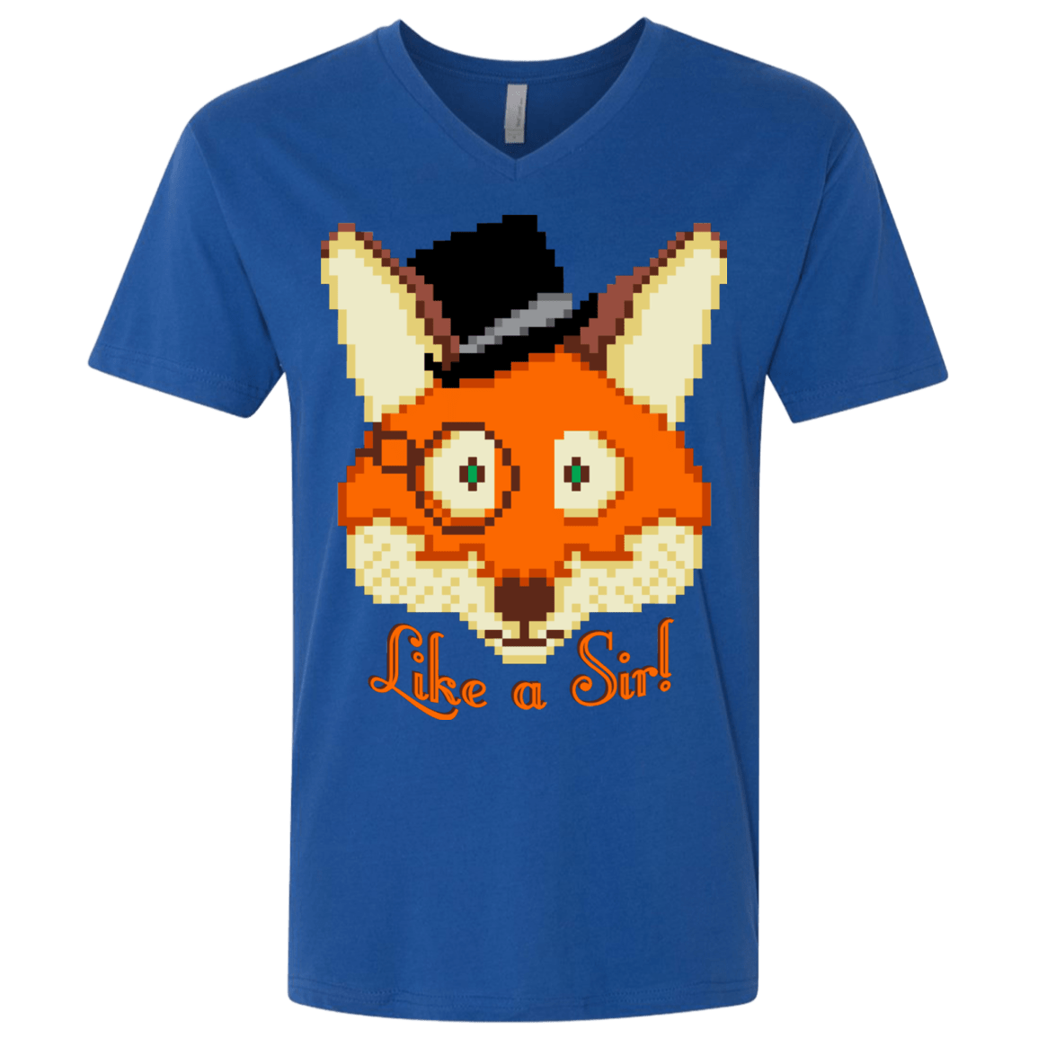 T-Shirts Royal / X-Small Like A Sir Men's Premium V-Neck