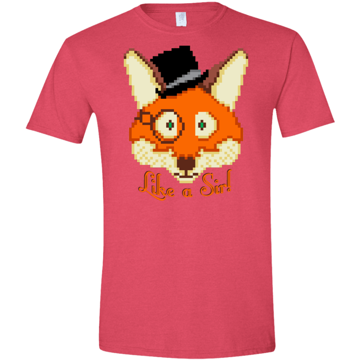 T-Shirts Heather Red / S Like A Sir Men's Semi-Fitted Softstyle