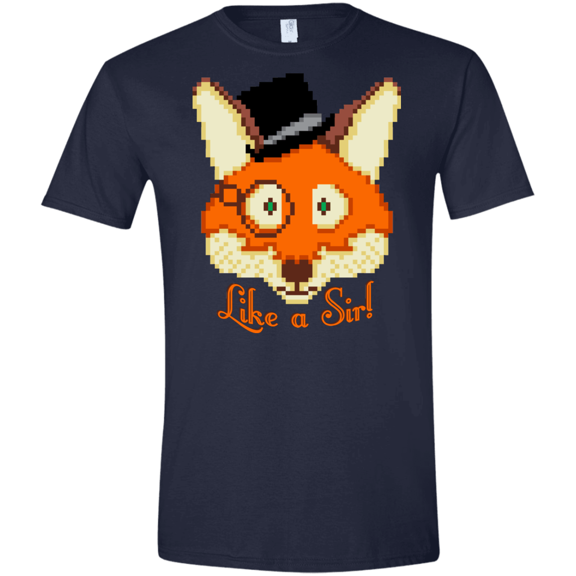 T-Shirts Navy / X-Small Like A Sir Men's Semi-Fitted Softstyle