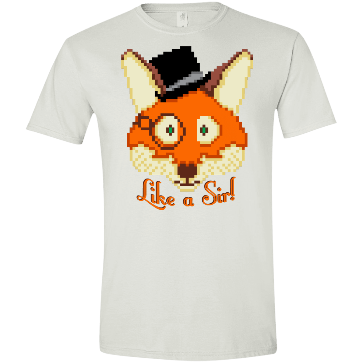 T-Shirts White / X-Small Like A Sir Men's Semi-Fitted Softstyle