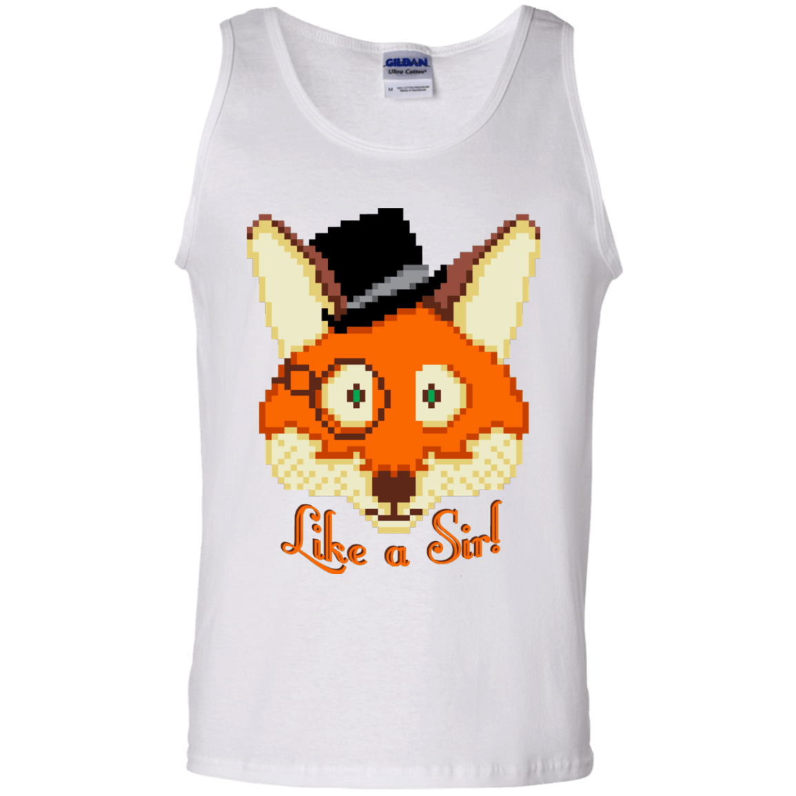 T-Shirts White / S Like A Sir Men's Tank Top