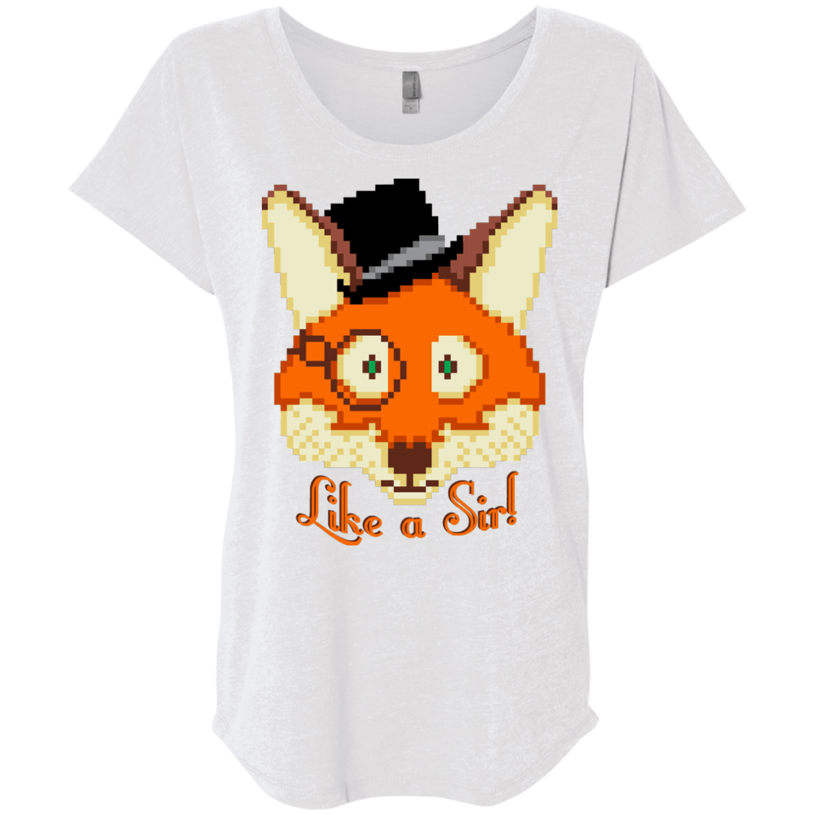 T-Shirts Heather White / X-Small Like A Sir Triblend Dolman Sleeve