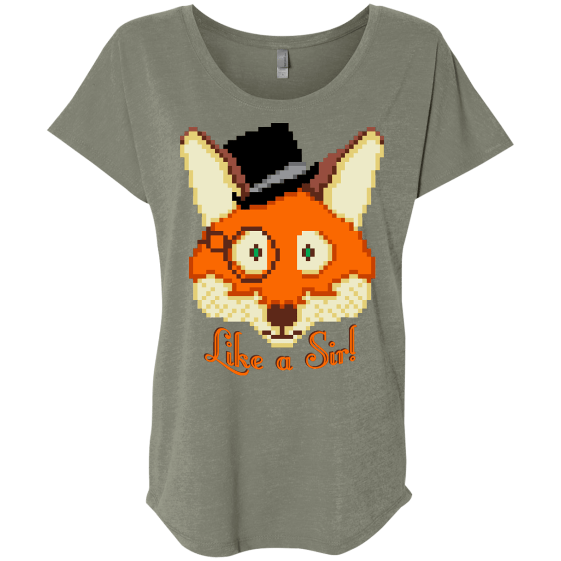 T-Shirts Venetian Grey / X-Small Like A Sir Triblend Dolman Sleeve