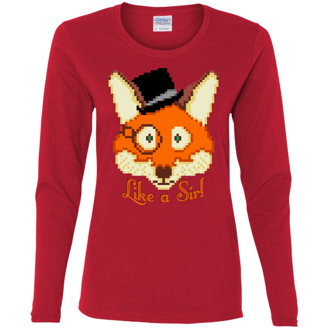 T-Shirts Red / S Like A Sir Women's Long Sleeve T-Shirt