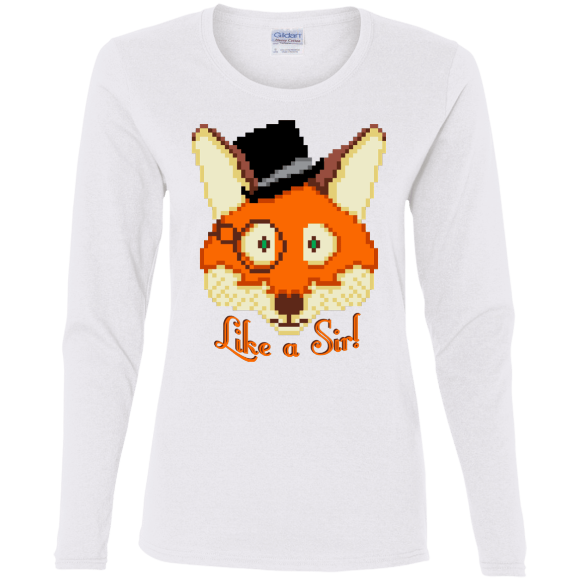 T-Shirts White / S Like A Sir Women's Long Sleeve T-Shirt