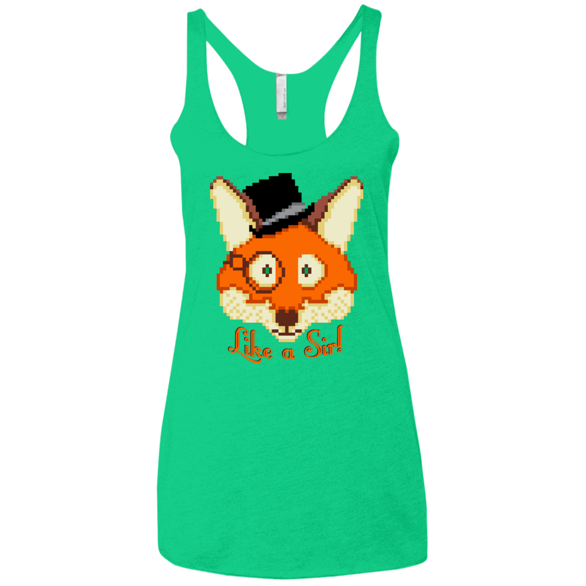 T-Shirts Envy / X-Small Like A Sir Women's Triblend Racerback Tank