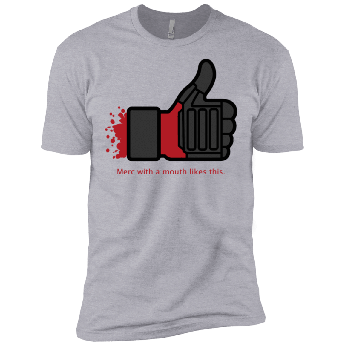 T-Shirts Heather Grey / X-Small Like Merc Men's Premium T-Shirt