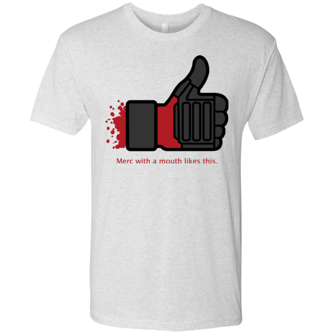 T-Shirts Heather White / Small Like Merc Men's Triblend T-Shirt