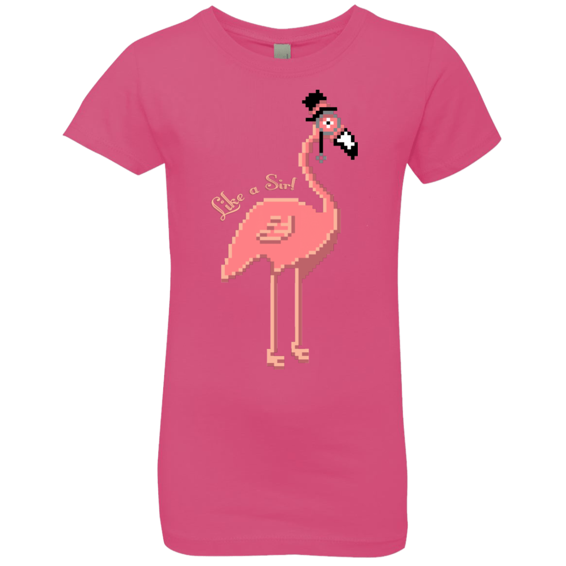 T-Shirts Hot Pink / YXS LikeASir Flamingo Girls Premium T-Shirt