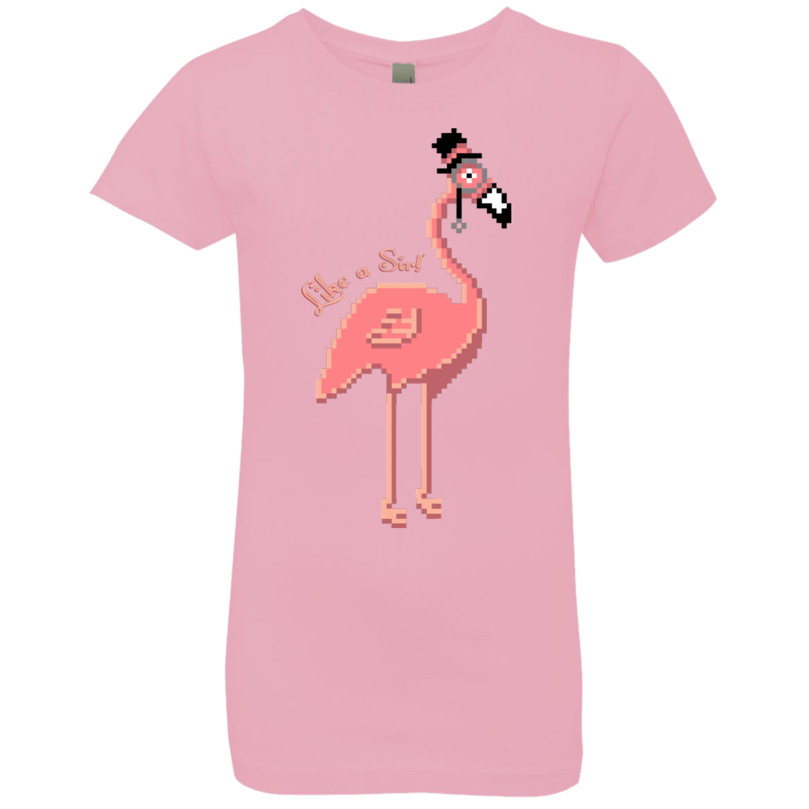 T-Shirts Light Pink / YXS LikeASir Flamingo Girls Premium T-Shirt
