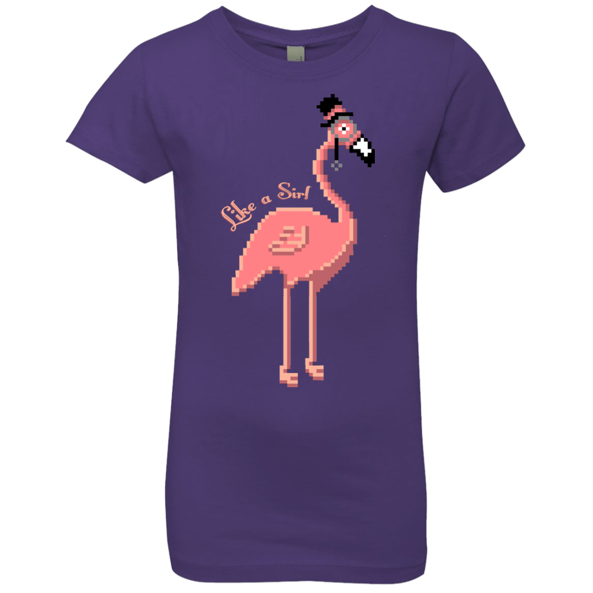 T-Shirts Purple Rush / YXS LikeASir Flamingo Girls Premium T-Shirt