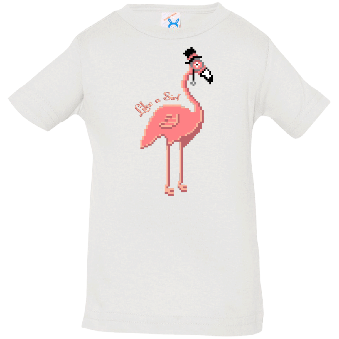 T-Shirts White / 6 Months LikeASir Flamingo Infant Premium T-Shirt