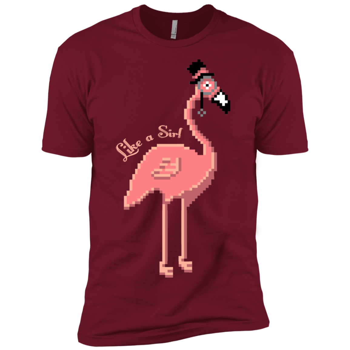 T-Shirts Cardinal / X-Small LikeASir Flamingo Men's Premium T-Shirt