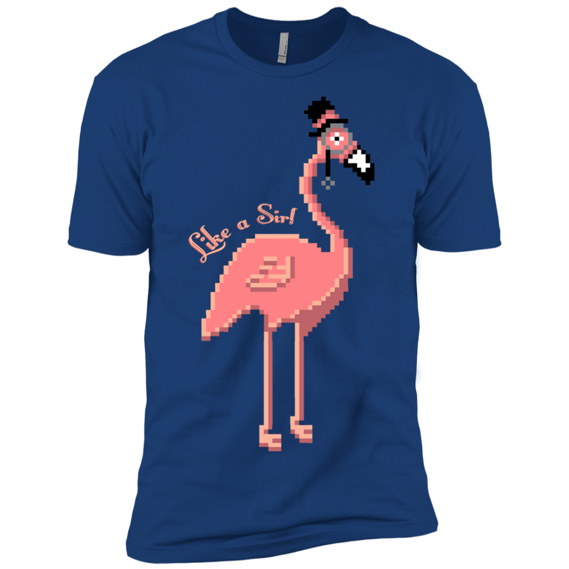 T-Shirts Royal / X-Small LikeASir Flamingo Men's Premium T-Shirt