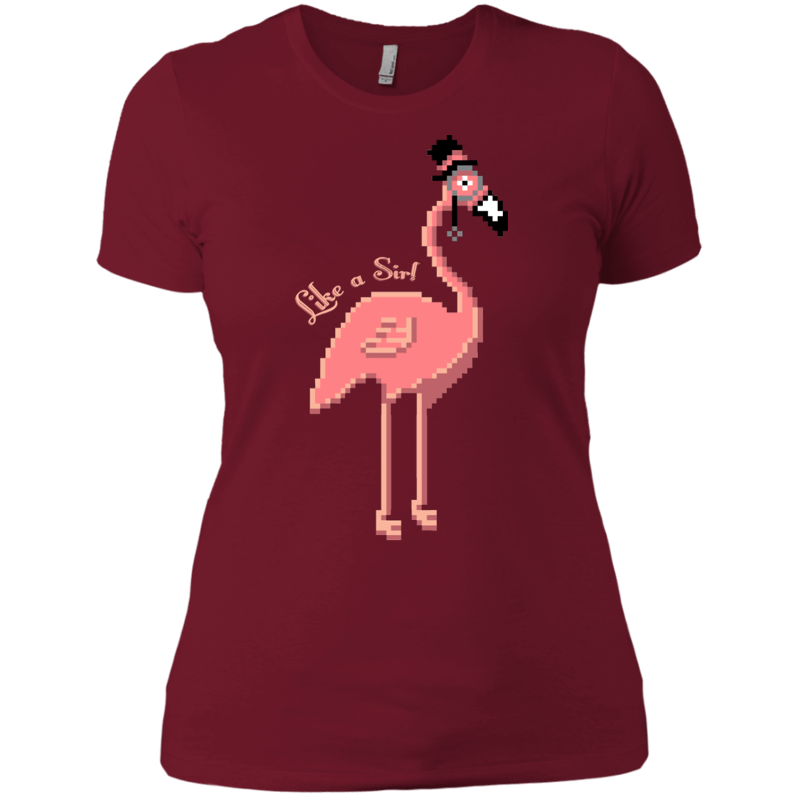 T-Shirts Scarlet / X-Small LikeASir Flamingo Women's Premium T-Shirt