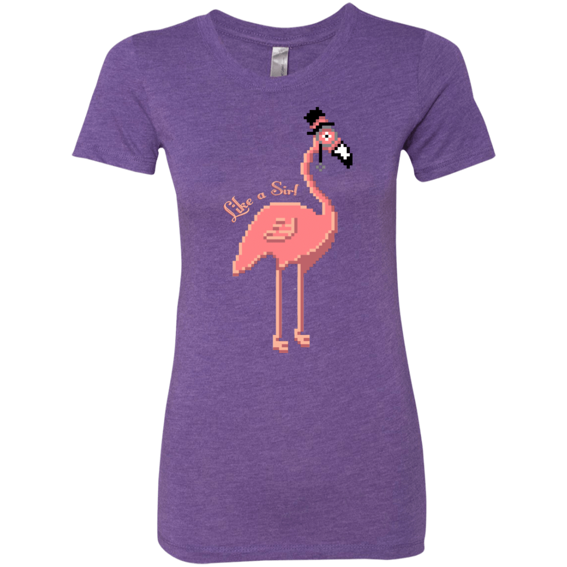 T-Shirts Purple Rush / S LikeASir Flamingo Women's Triblend T-Shirt
