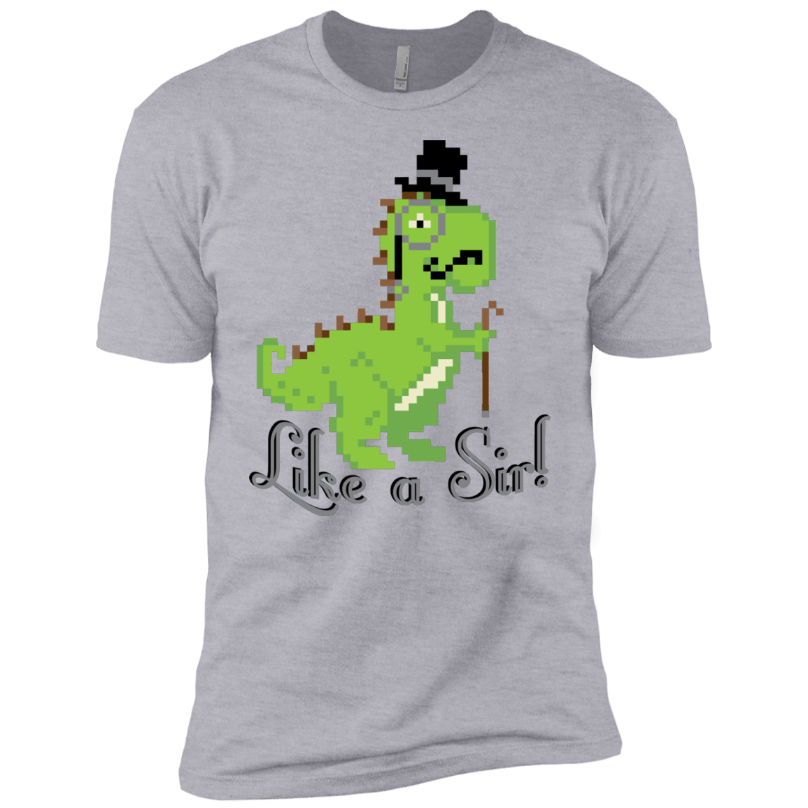T-Shirts Heather Grey / YXS LikeASir T-Rex Boys Premium T-Shirt
