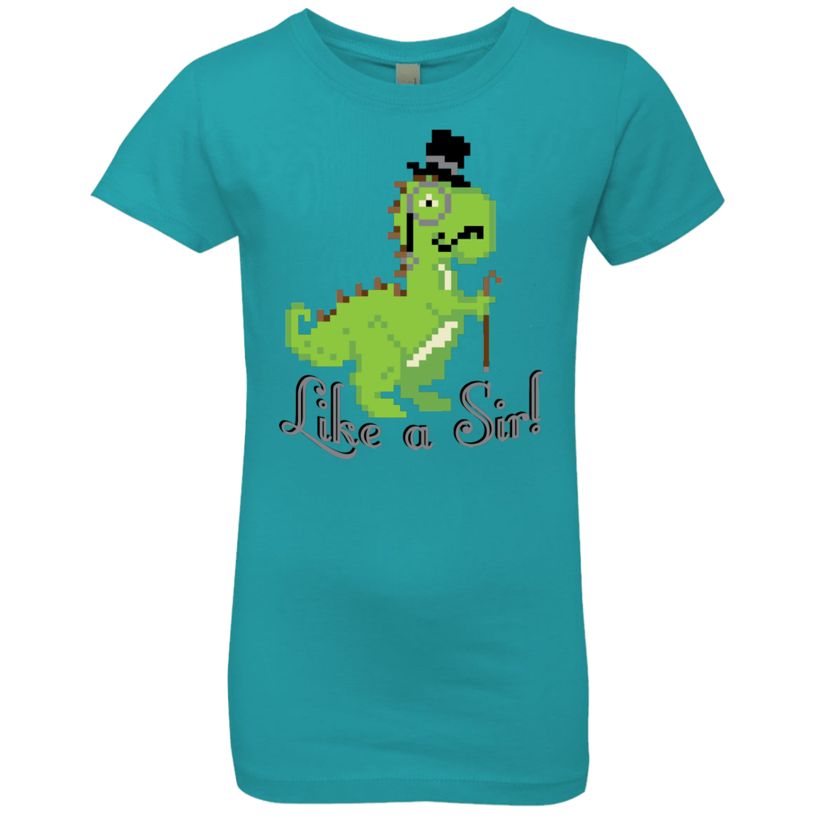T-Shirts Tahiti Blue / YXS LikeASir T-Rex Girls Premium T-Shirt