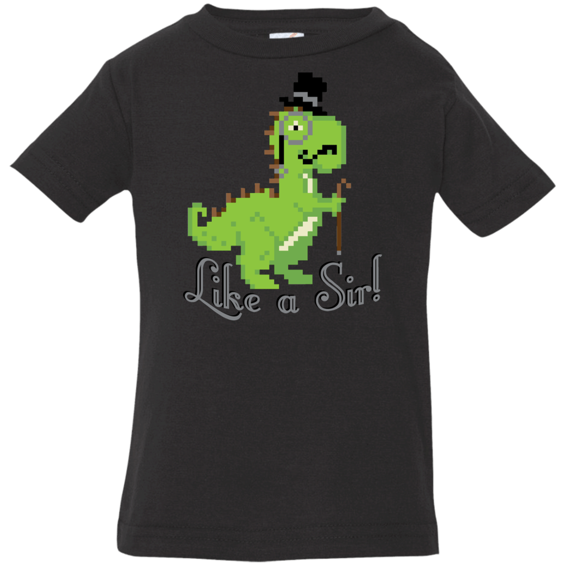 T-Shirts Black / 6 Months LikeASir T-Rex Infant Premium T-Shirt