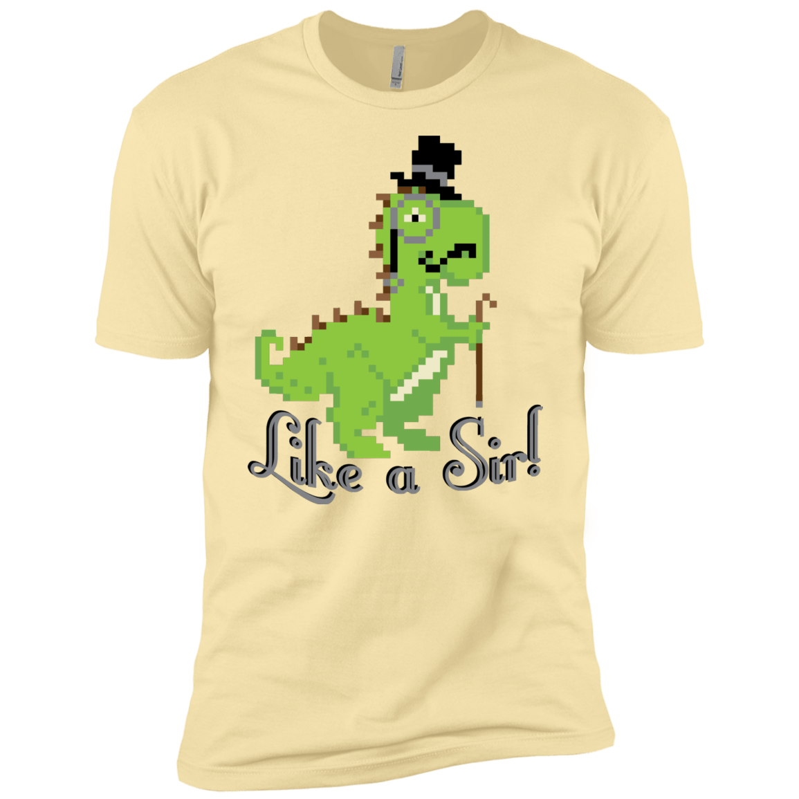 T-Shirts Banana Cream / X-Small LikeASir T-Rex Men's Premium T-Shirt