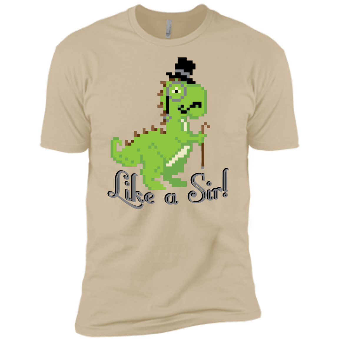T-Shirts Sand / X-Small LikeASir T-Rex Men's Premium T-Shirt