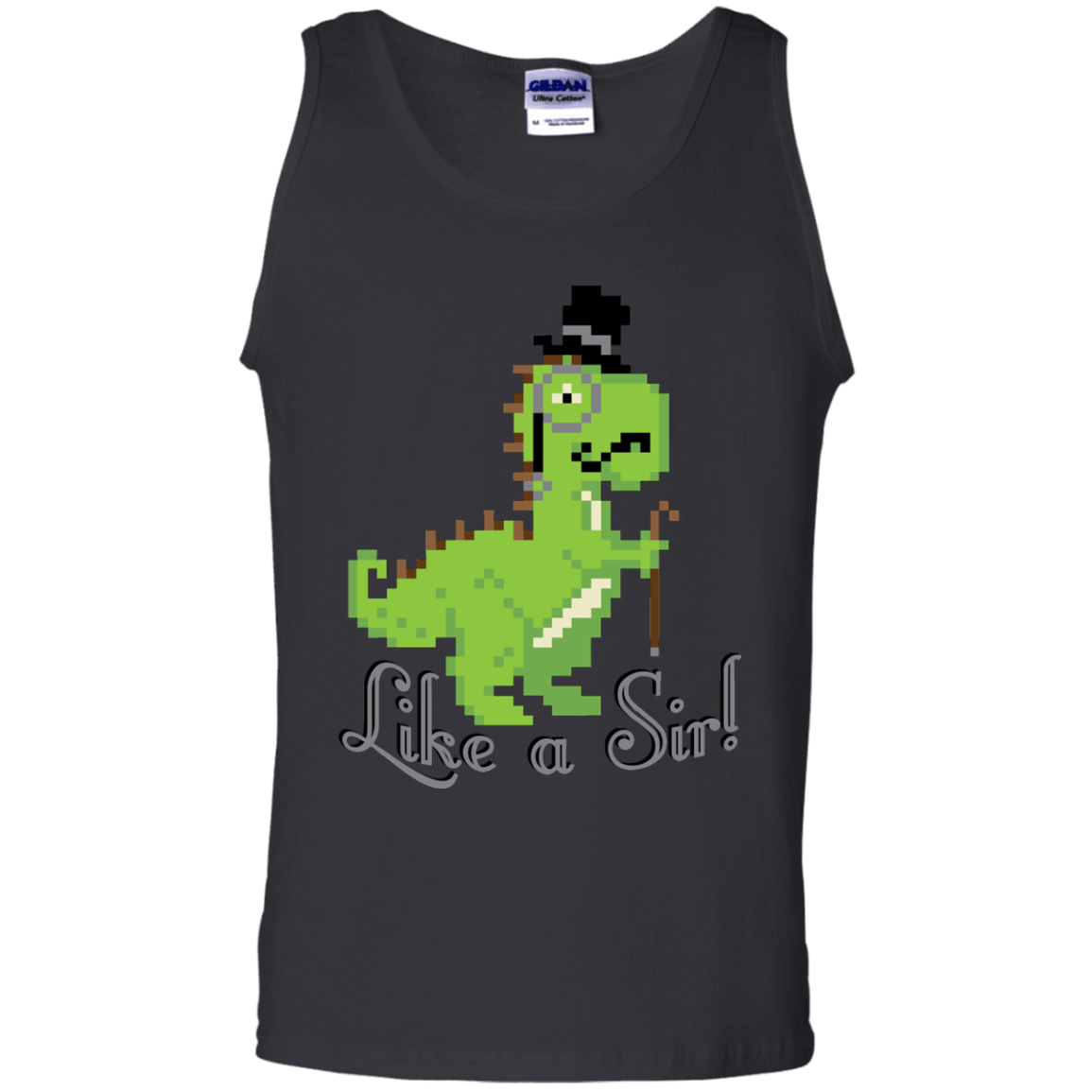 T-Shirts Black / S LikeASir T-Rex Men's Tank Top